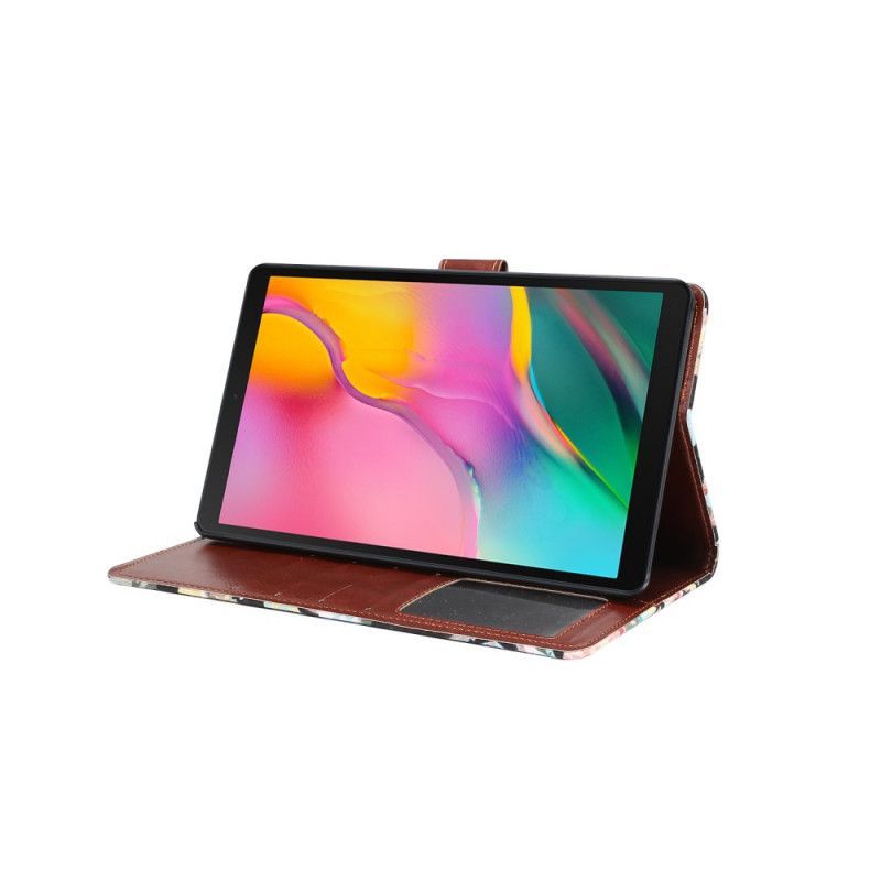 Cover Samsung Galaxy Tab A 8.0 (2019) Růžová Textura Látky