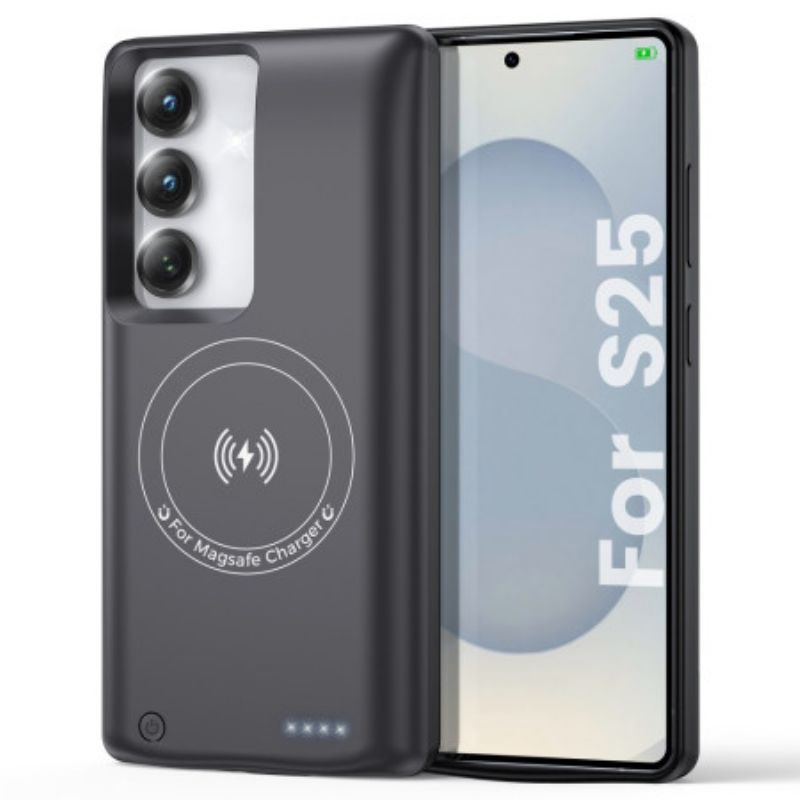 Externí Pouzdro S Baterií 10 000 Mah Pro Samsung Galaxy S25 / S24 S Magnetickým Uchycením