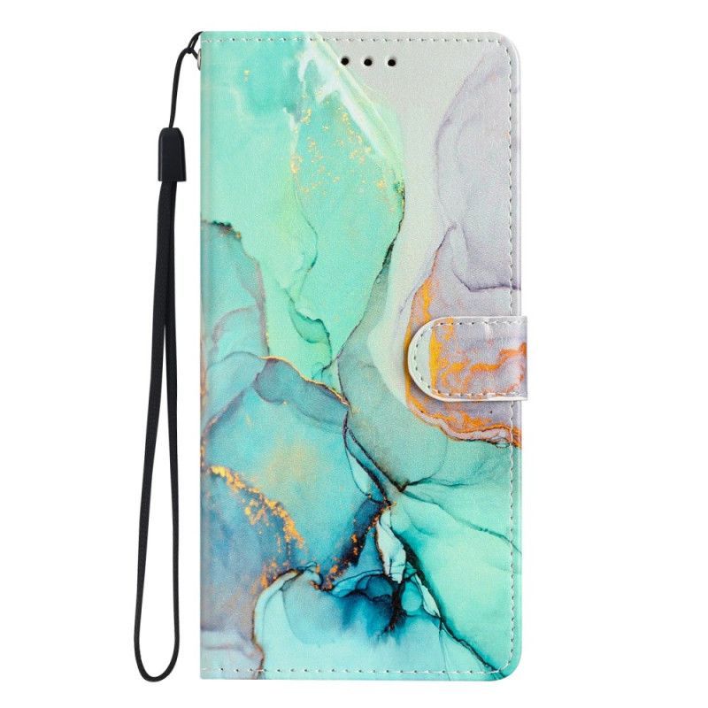 Flipové Pouzdro Na Samsung Galaxy A53 5G Na Lana Strip Mramor