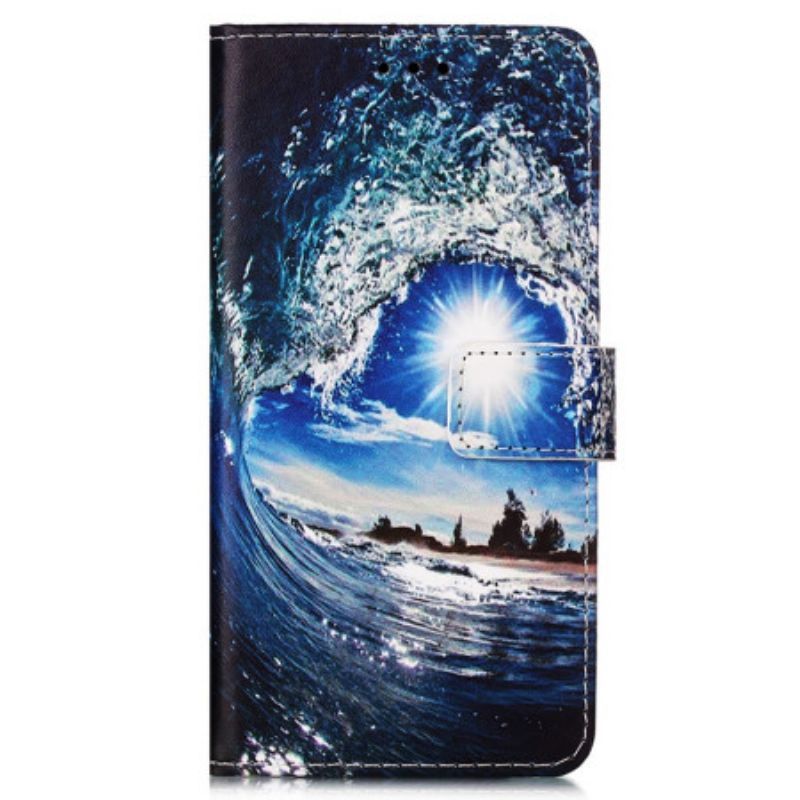 Flipové Pouzdro Na Samsung Galaxy A54 5G Na Lana Love The Thong Wave