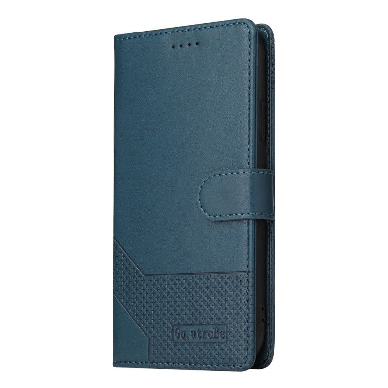 Flipové Pouzdro Na Samsung Galaxy M12 / A12 Kožený Efekt Gq.utrobe