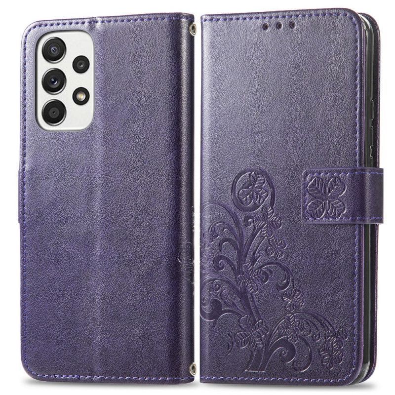Flipové Pouzdro Na Samsung Galaxy M53 5G Čtyř Lístek