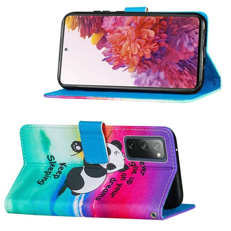 Flipové Pouzdro Na Samsung Galaxy S20 Fe Spíme Dál