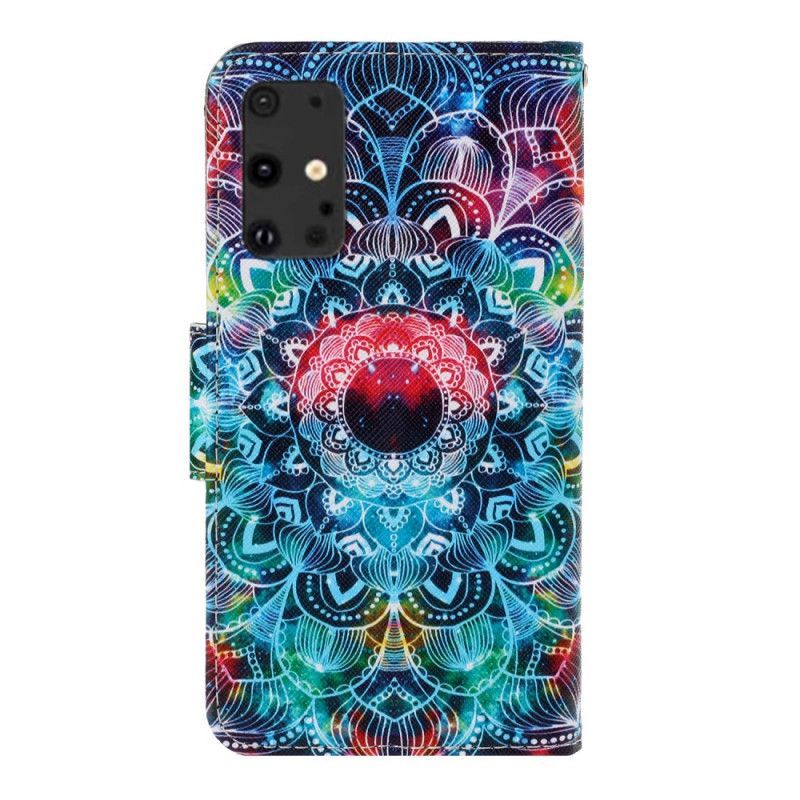 Flipové Pouzdro Na Samsung Galaxy S20 Plus / S20 Plus 5g Okázalá Pásková Mandala