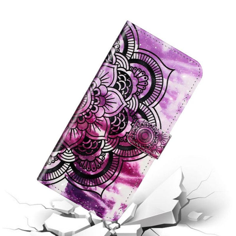Flipové Pouzdro Na Samsung Galaxy S20 Ultra Fialová Mandala