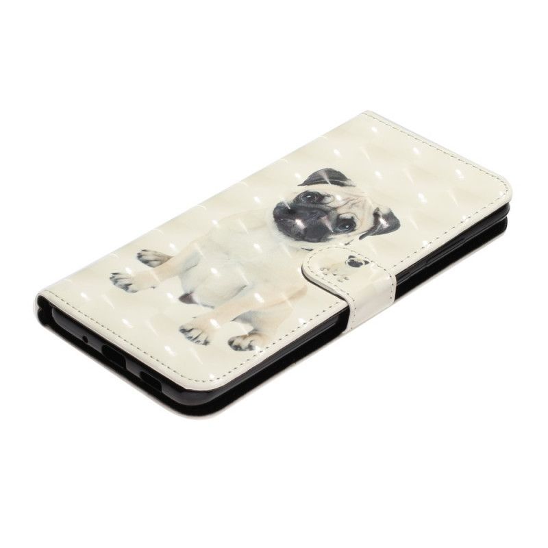 Flipové Pouzdro Na Samsung Galaxy S20 Ultra Světelné Body Pro Psy S Popruhem