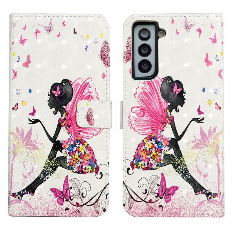 Flipové Pouzdro Na Samsung Galaxy S21 Fe Kouzelná Víla