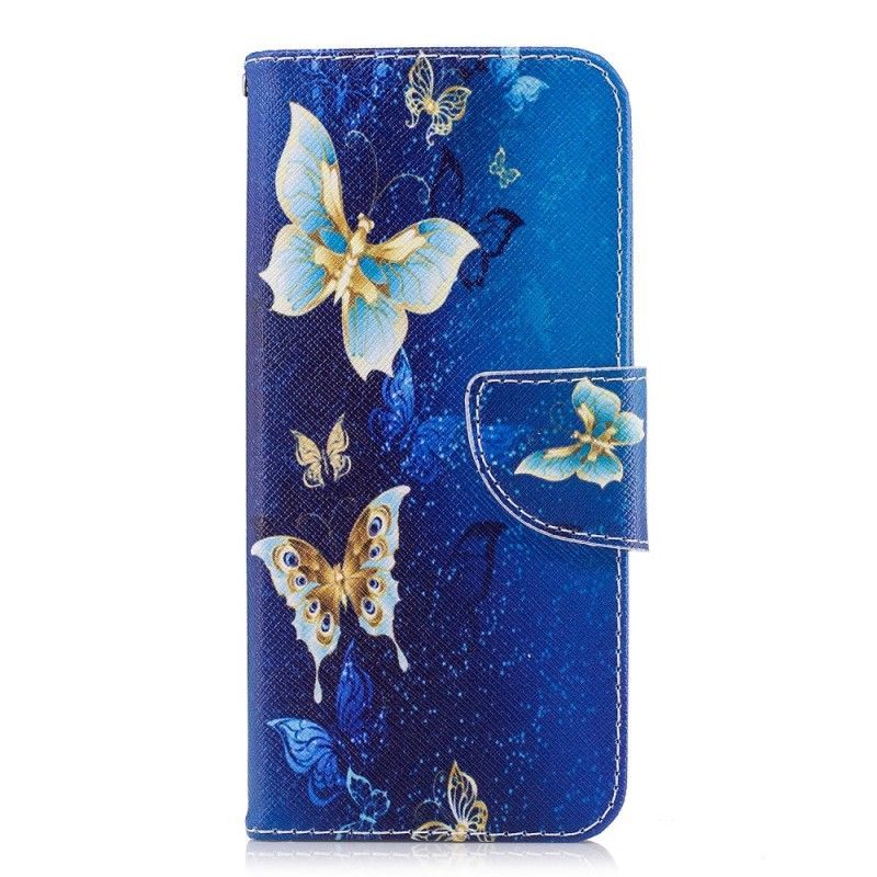 Flipové Pouzdro Na Samsung Galaxy S9 Motýli V Noci