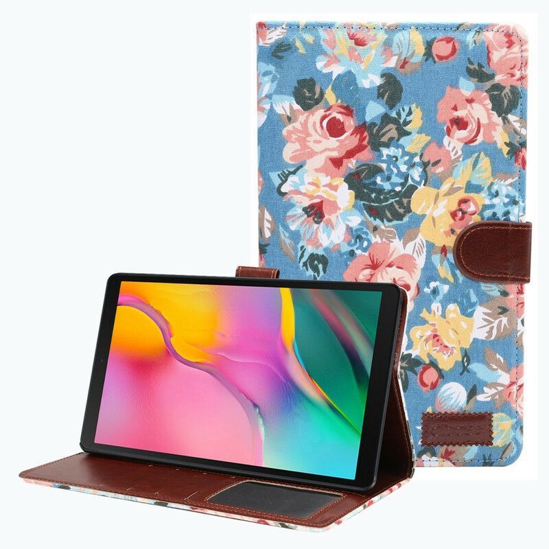 Flipové Pouzdro Na Samsung Galaxy Tab A7 Lite Květiny Svobody