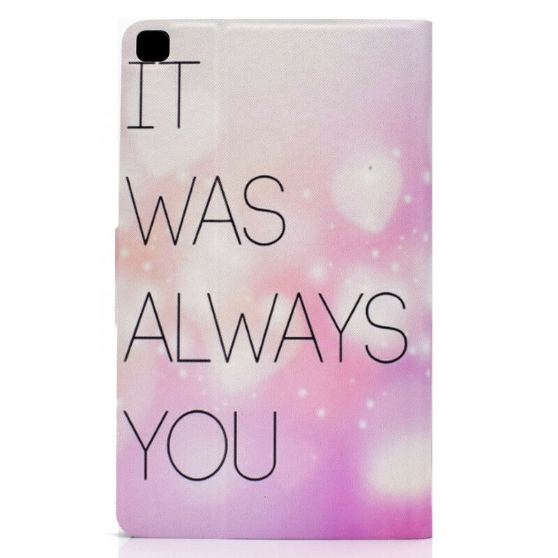Flipové Pouzdro Na Samsung Galaxy Tab A7 Lite Vždy Jsi To Byl Ty