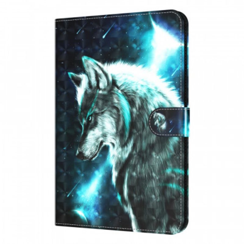 Flipové Pouzdro Na Samsung Galaxy Tab A8 (2021) Divoký Vlk