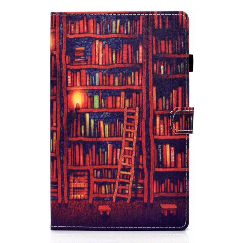 Flipové Pouzdro Na Samsung Galaxy Tab A8 (2021) Knihovna