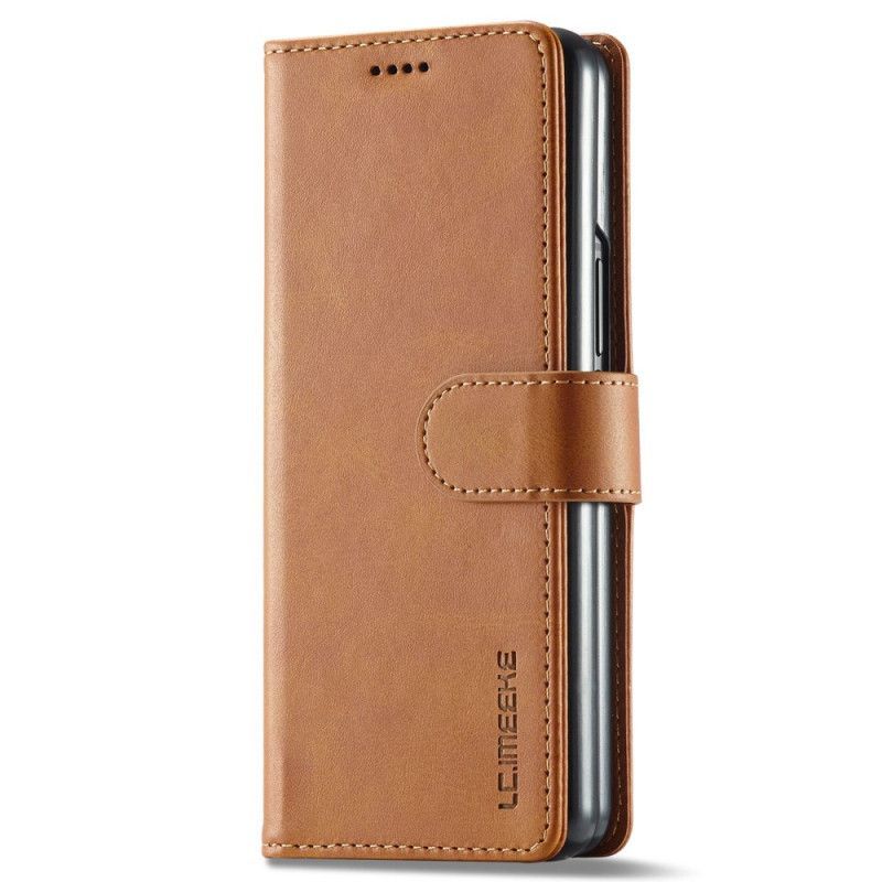 Flipové Pouzdro Na Samsung Galaxy Z Fold 4 Lc. Klasická Umělá Kůže Imeeke