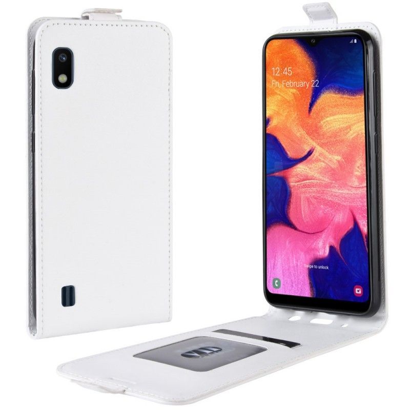 Flipové Pouzdro Samsung Galaxy A10 Efekt Skládací Kůže