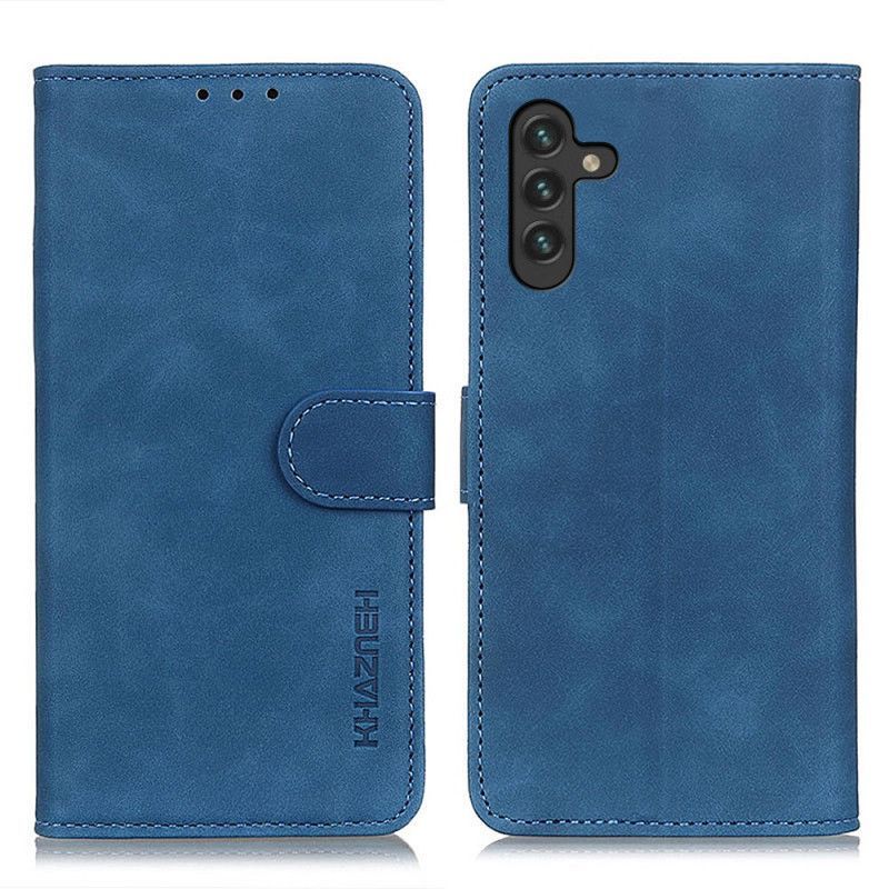 Flipové Pouzdro Samsung Galaxy A13 5g Khazneh Vintage Kožený Efekt