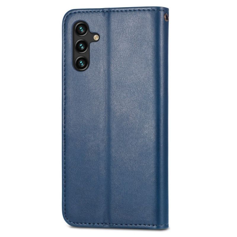 Flipové Pouzdro Samsung Galaxy A13 5g Umělá Kůže A Vintage Spona