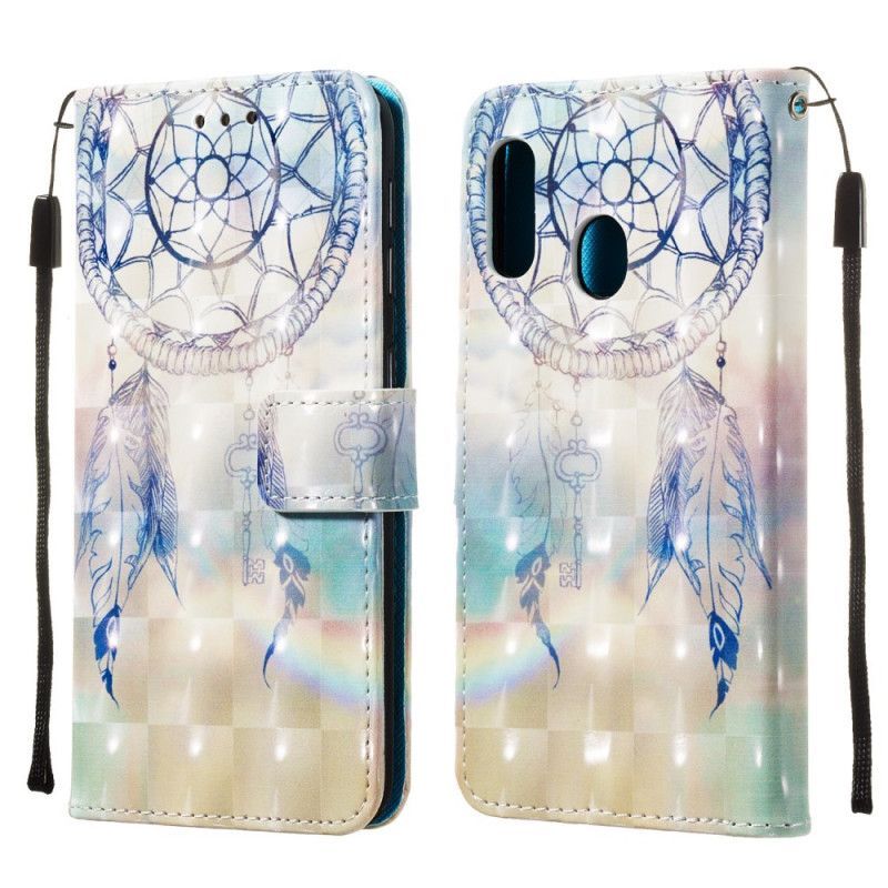 Flipové Pouzdro Samsung Galaxy A20e / A10e Akvarelový Lapač Snů