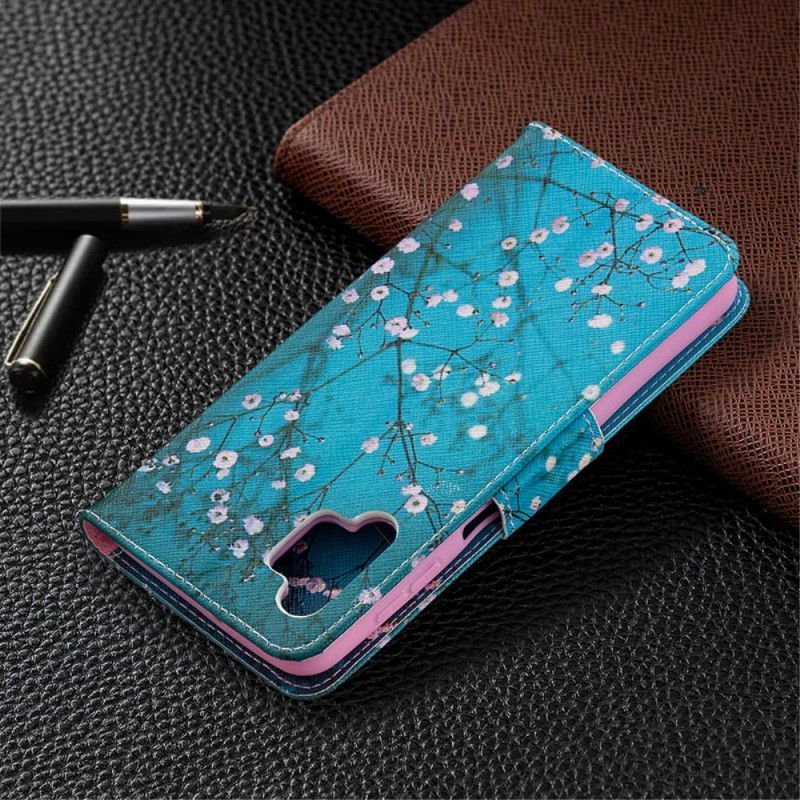 Flipové Pouzdro Samsung Galaxy A32 5g Kvetoucí Strom