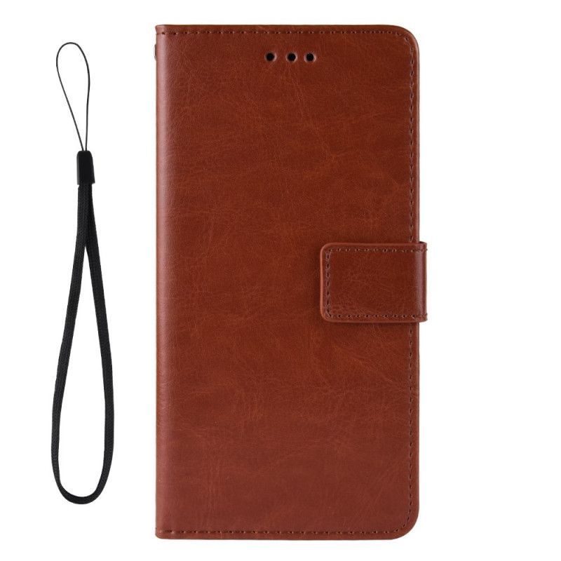 Flipové Pouzdro Samsung Galaxy A41 Lesklá Imitace Kůže