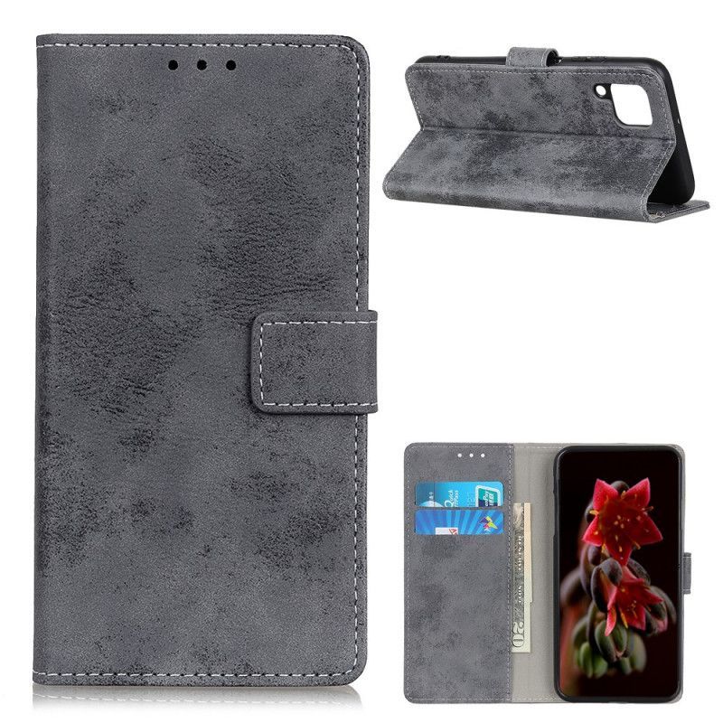 Flipové Pouzdro Samsung Galaxy A42 5g Vintage Imitace Kůže