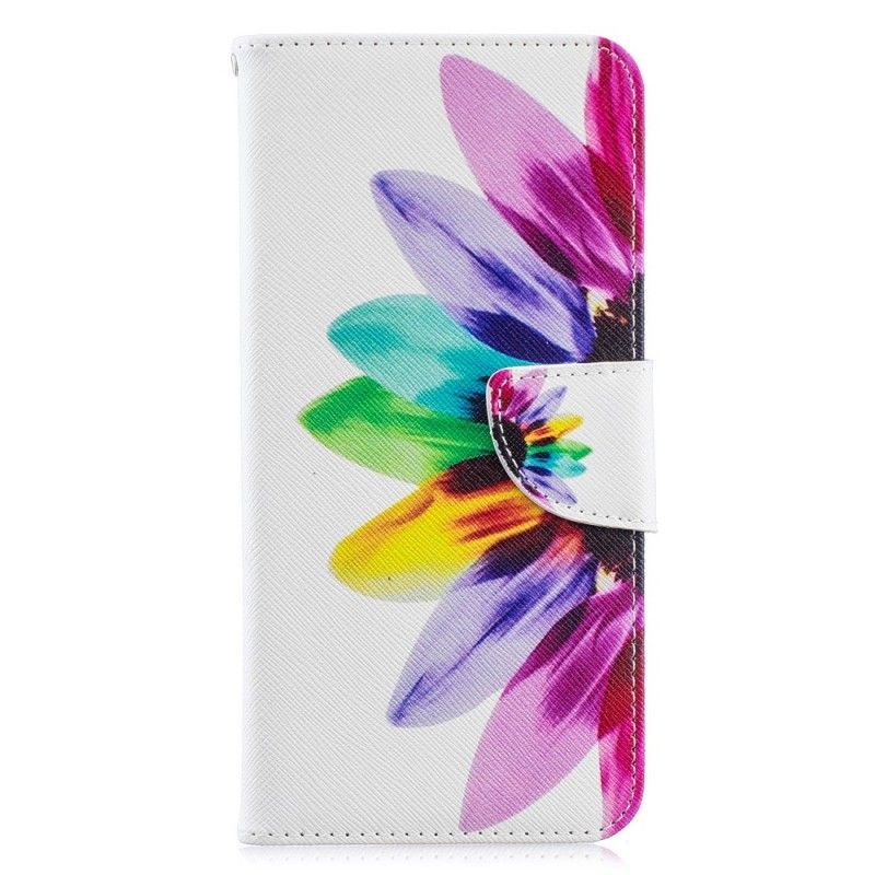 Flipové Pouzdro Samsung Galaxy A70 Akvarelová Květina