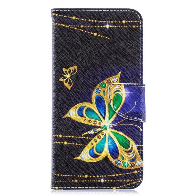 Flipové Pouzdro Samsung Galaxy A70 Kouzelný Motýl