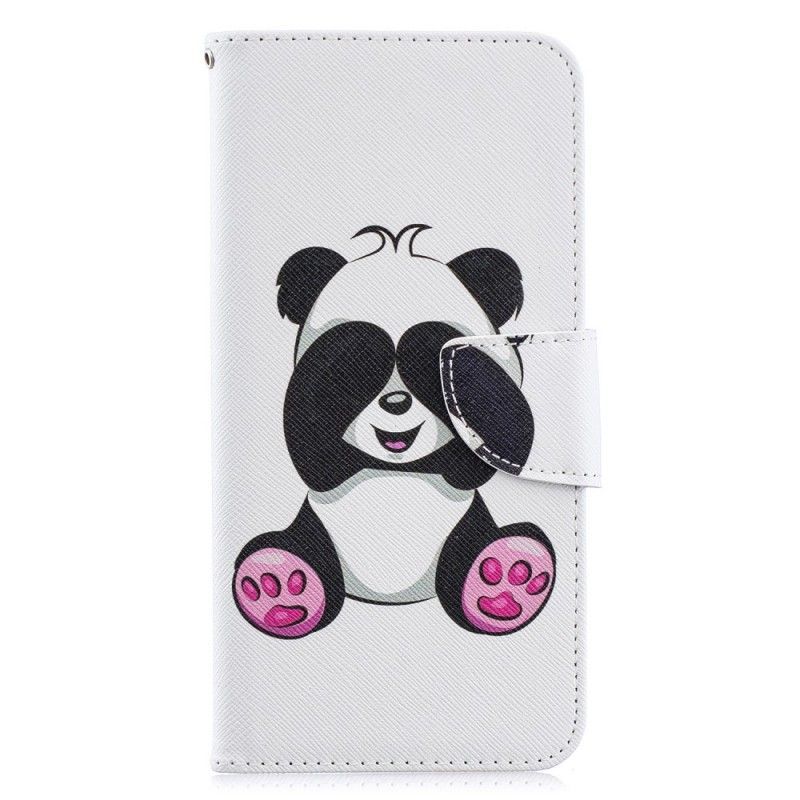 Flipové Pouzdro Samsung Galaxy A70 Panda Zábava