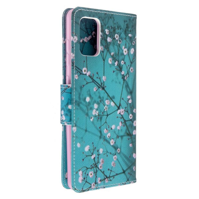 Flipové Pouzdro Samsung Galaxy A71 Kvetoucí Strom