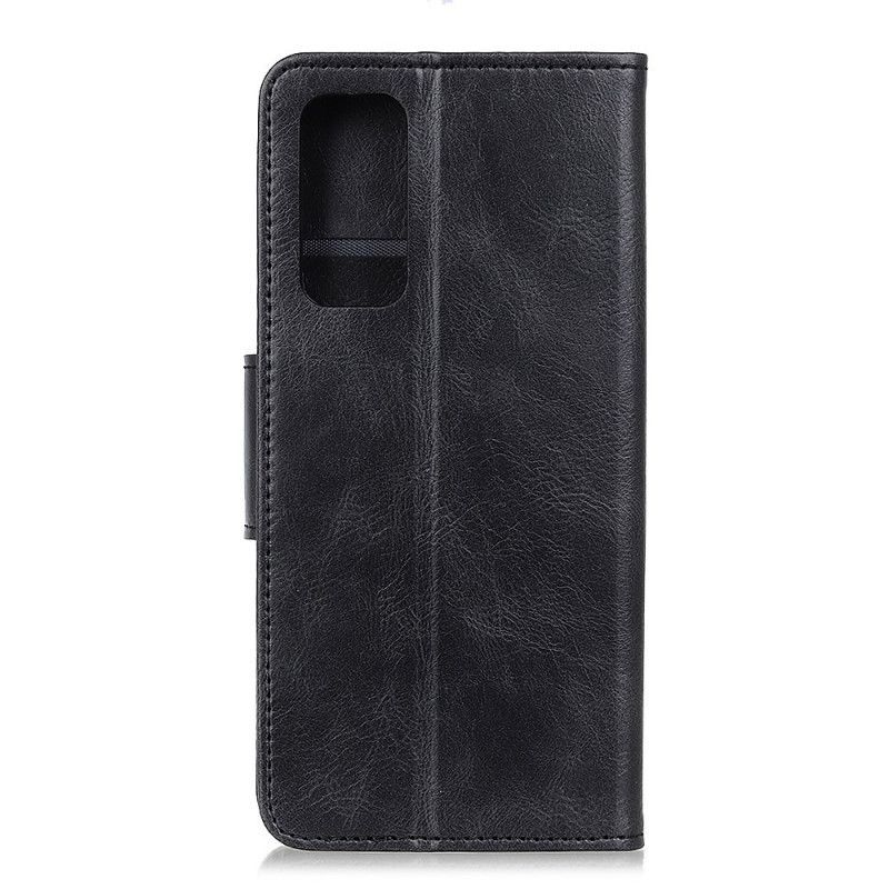 Flipové Pouzdro Samsung Galaxy A72 4g / A72 5g Oboustranná Spona S Koženým Efektem
