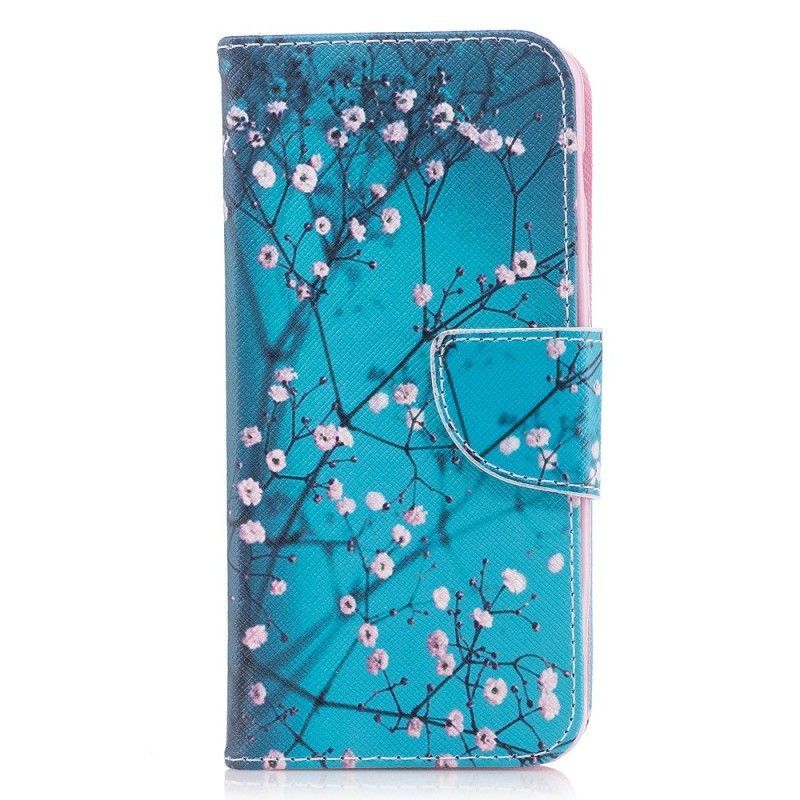 Flipové Pouzdro Samsung Galaxy A8 2018 Kvetoucí Strom