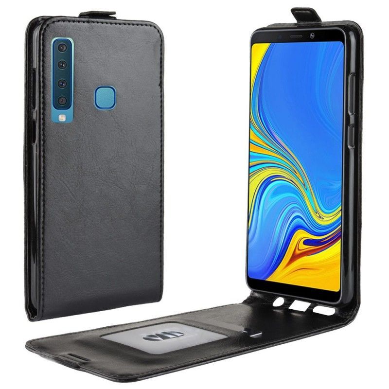 Flipové Pouzdro Samsung Galaxy A9 Efekt Skládací Kůže