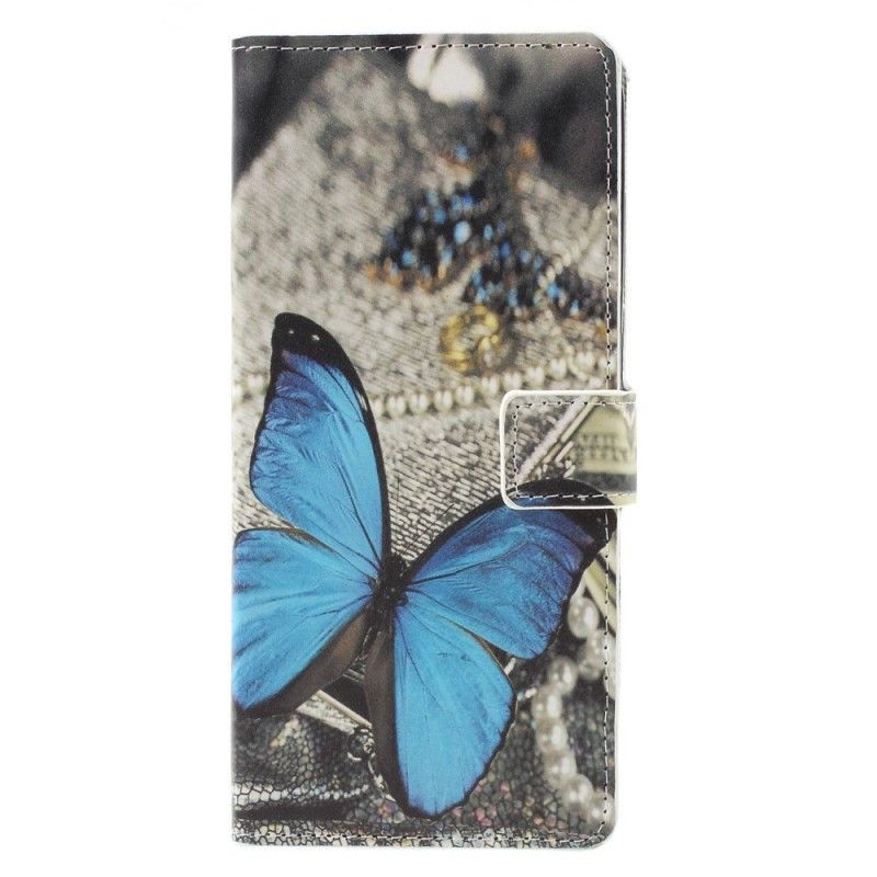 Flipové Pouzdro Samsung Galaxy A9 Modrý Motýl
