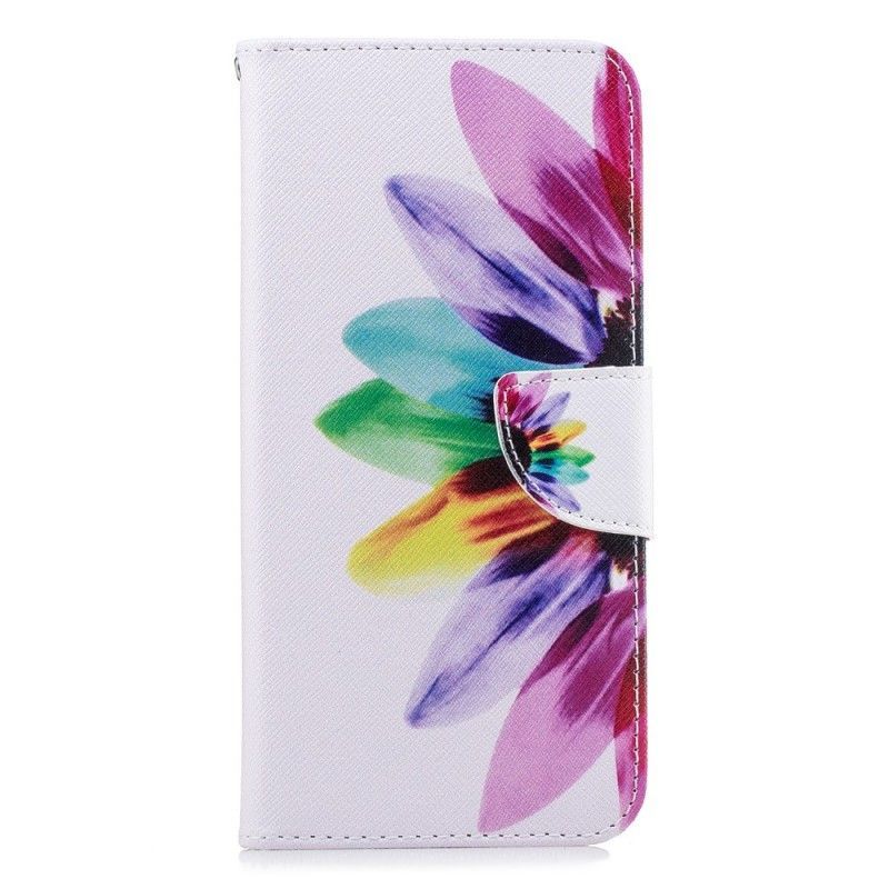 Flipové Pouzdro Samsung Galaxy J4 Plus Akvarelová Květina