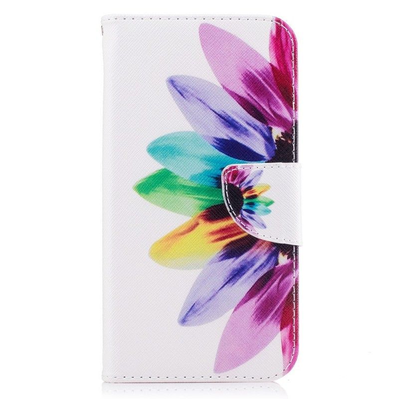 Flipové Pouzdro Samsung Galaxy J5 2017 Akvarelová Květina