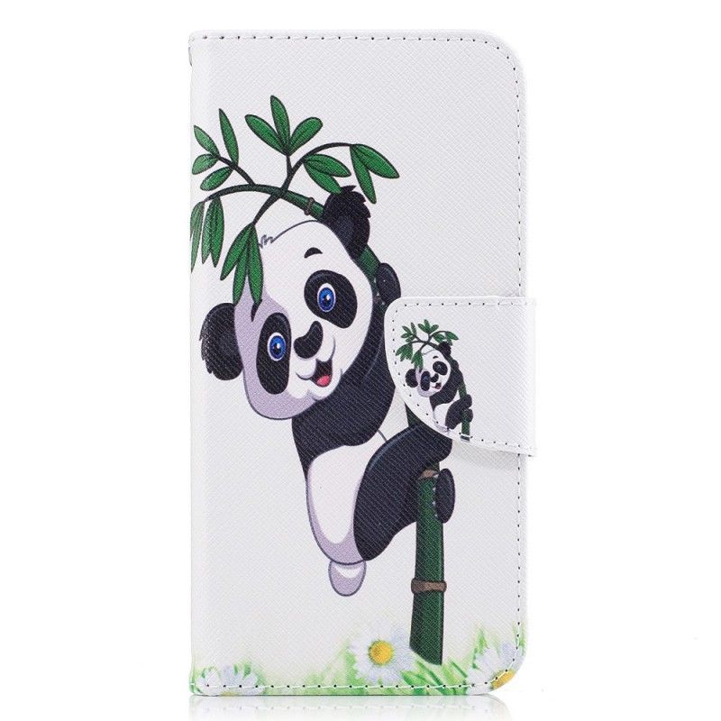 Flipové Pouzdro Samsung Galaxy J5 2017 Panda Na Bambusu