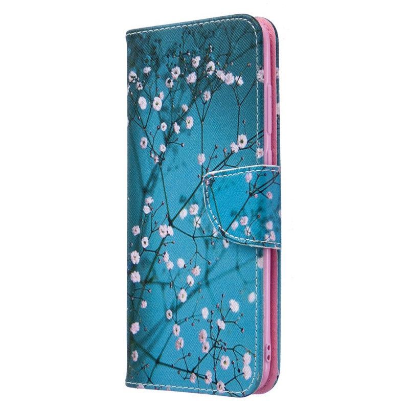 Flipové Pouzdro Samsung Galaxy M11 Kvetoucí Strom