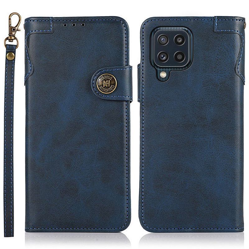 Flipové Pouzdro Samsung Galaxy M32 Khazneh Magnetické Tlačítko