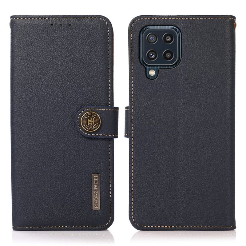 Flipové Pouzdro Samsung Galaxy M32 Rfid Khazneh Imitace Kůže