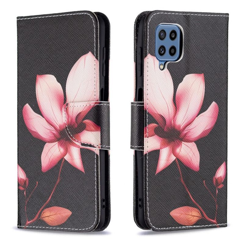 Flipové Pouzdro Samsung Galaxy M32 Růžový Květ