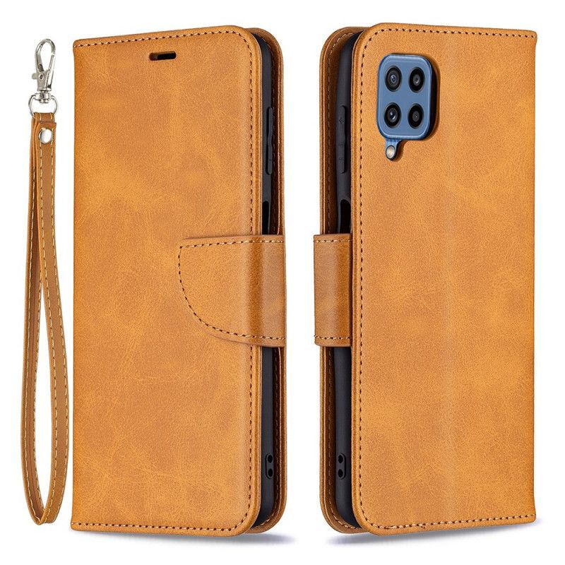 Flipové Pouzdro Samsung Galaxy M32 Šikmá Klapka Hladká