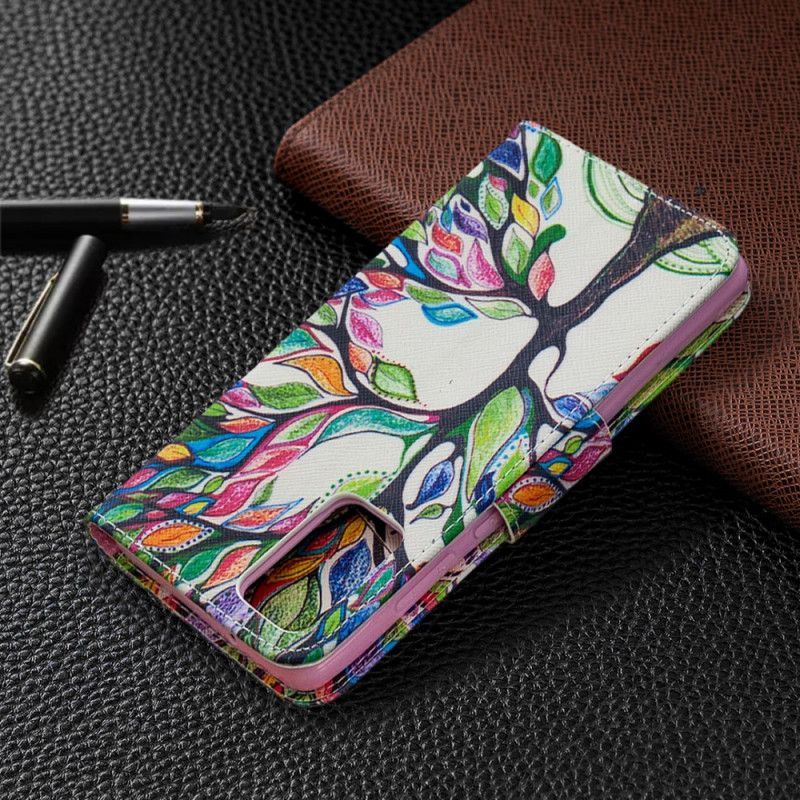 Flipové Pouzdro Samsung Galaxy Note 20 Barevný Strom