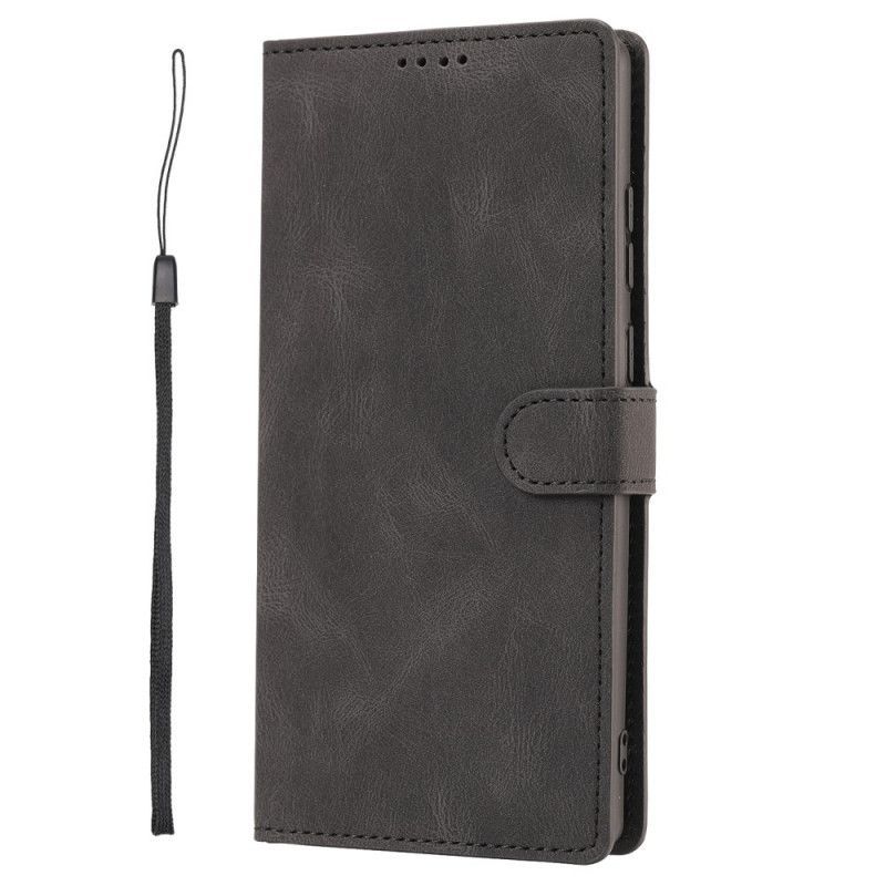 Flipové Pouzdro Samsung Galaxy Note 20 Klasický Retro Kožený Styl
