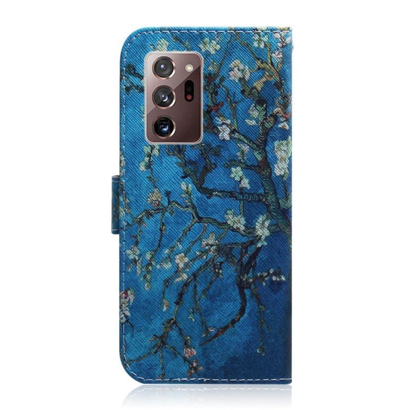 Flipové Pouzdro Samsung Galaxy Note 20 Ultra Kvetoucí Větev Stromu