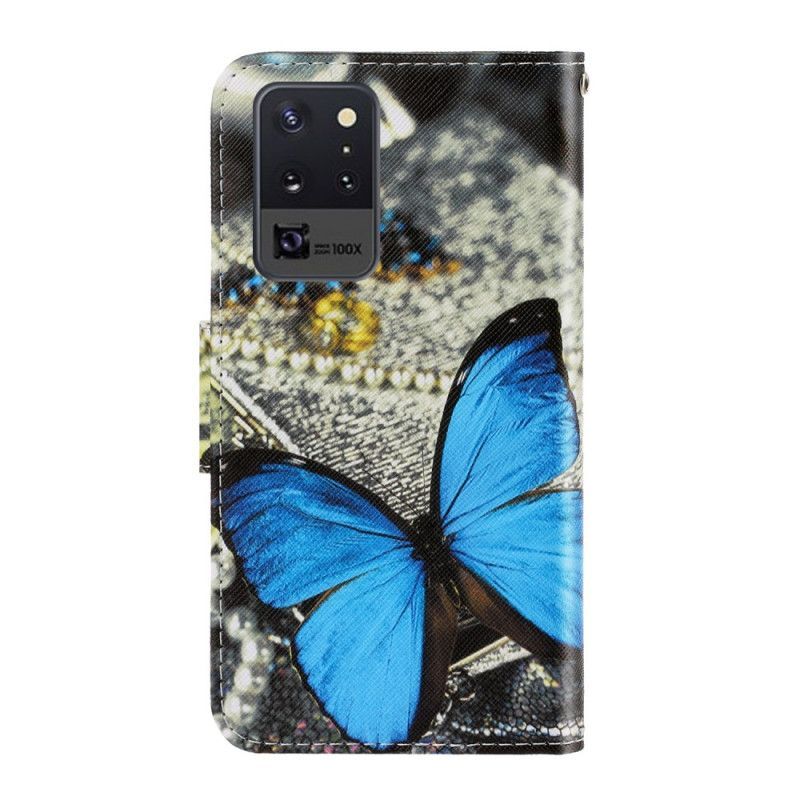 Flipové Pouzdro Samsung Galaxy Note 20 Ultra Varianty Motýlků Tanga