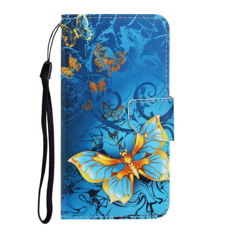 Flipové Pouzdro Samsung Galaxy Note 20 Varianty Motýlího Řemínku