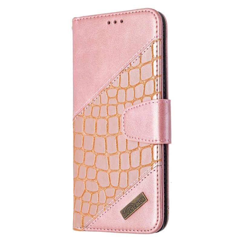 Flipové Pouzdro Samsung Galaxy S10 Lite Klasický Efekt Krokodýlí Kůže