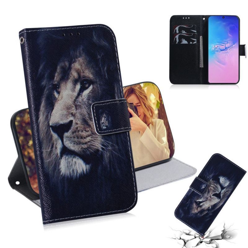 Flipové Pouzdro Samsung Galaxy S10 Lite Snící Lev