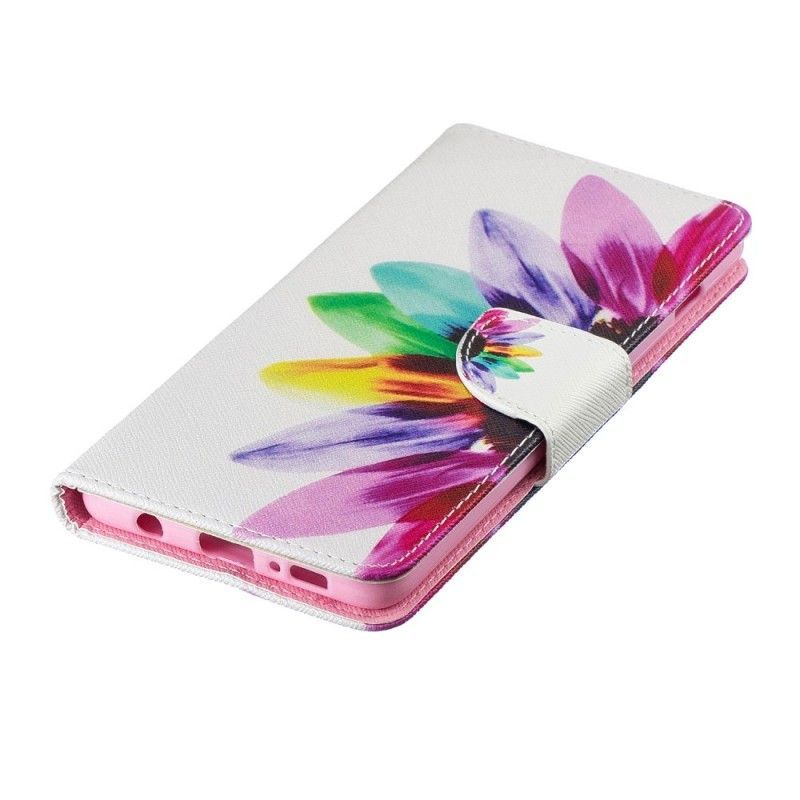 Flipové Pouzdro Samsung Galaxy S10 Plus Akvarelová Květina