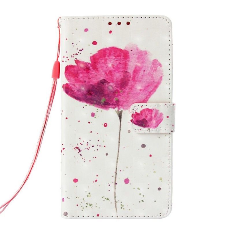 Flipové Pouzdro Samsung Galaxy S10 Plus Akvarelový Mák