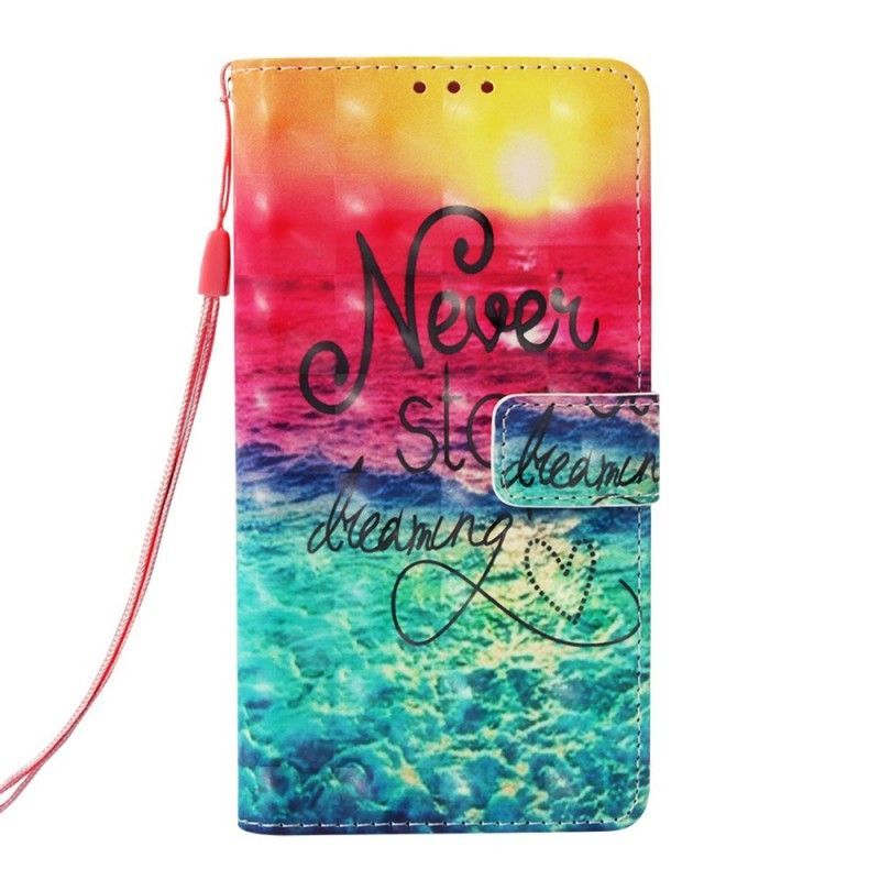 Flipové Pouzdro Samsung Galaxy S10 Plus Nikdy Nepřestávej Snít